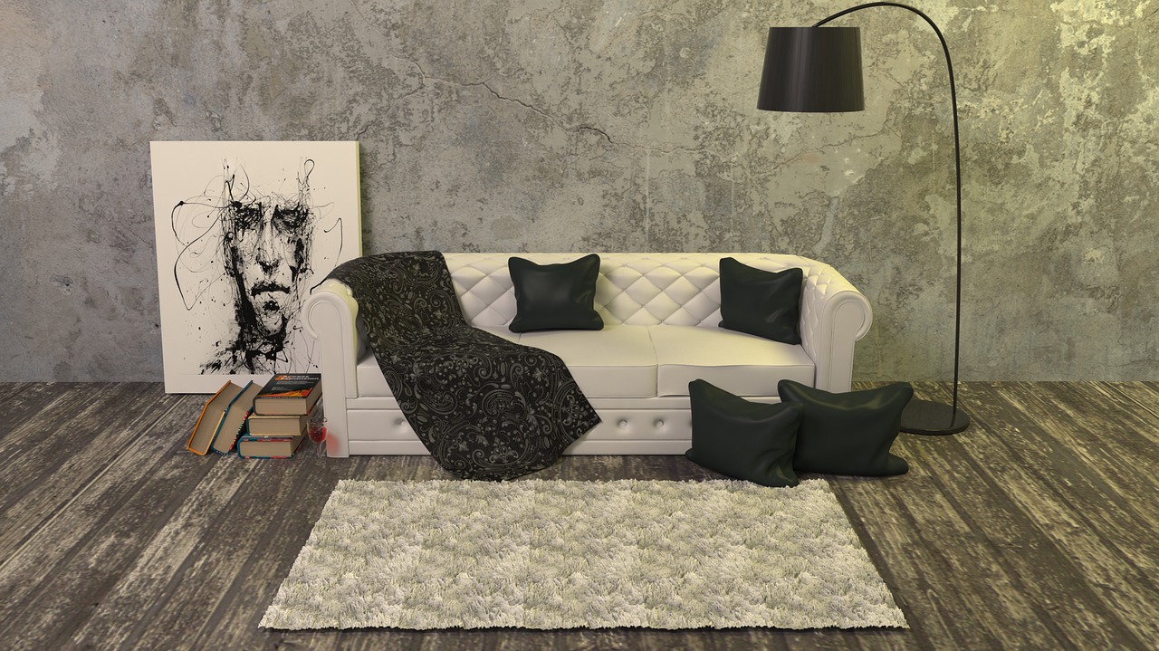 weißes chesterfield sofa