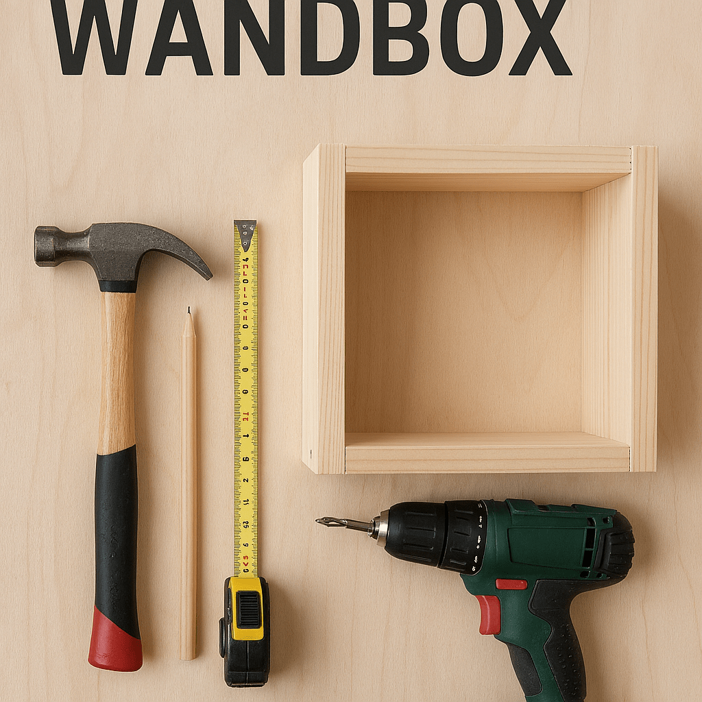 Wandbox mit Werkzeug