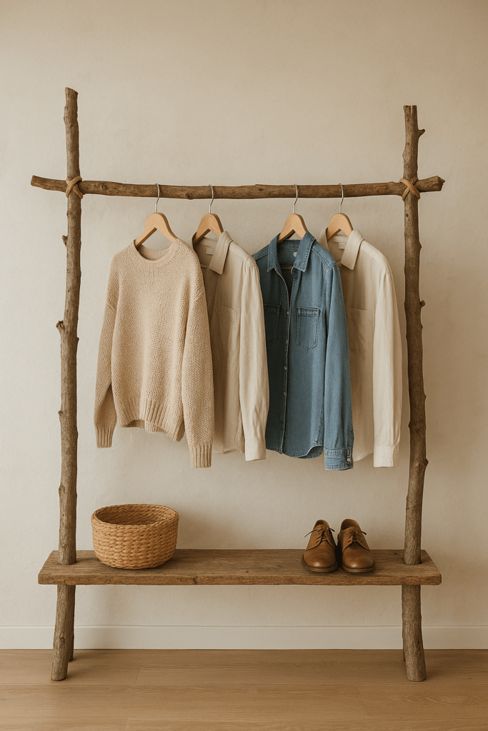 ChatGPT: DIY-Garderobe aus Baumästen