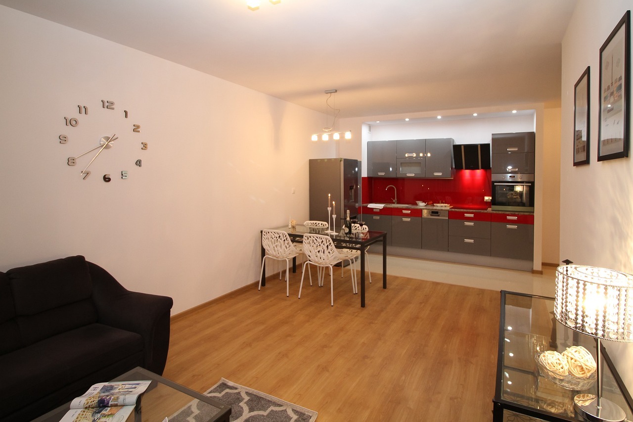 Zimmer mit Küchenzeile