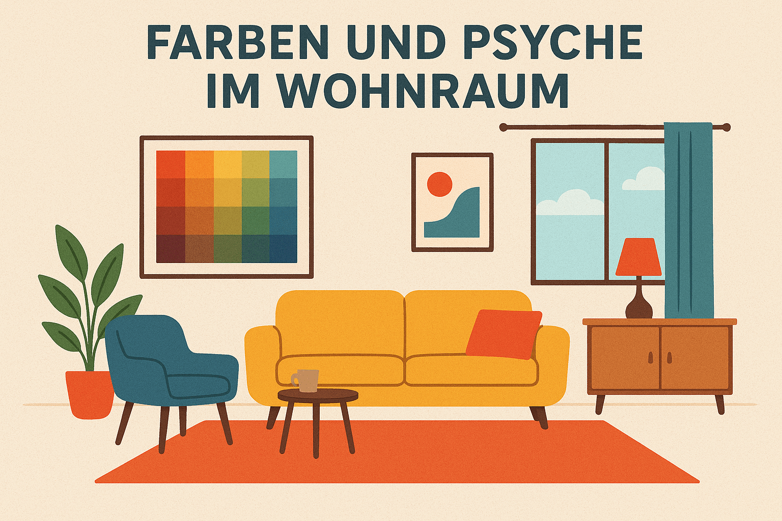 ChatGPT: Farbe und ihre Auswirkungen in Wohnraum auf die Psyche