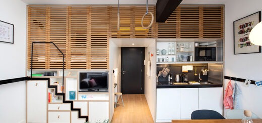 ChatGPT: Wohnraum mit unterschiedlichen Stauraumlösungen