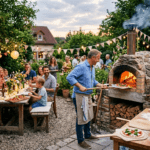 Gartenfest mit Pizzaofen