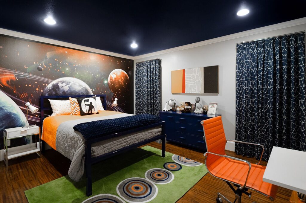 Mottozimmer Weltall