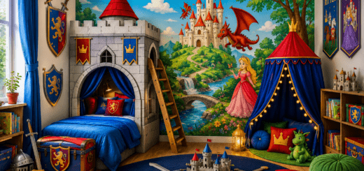Ki-Bild: Kinderzimmer im Märchen- und Ritter-Look