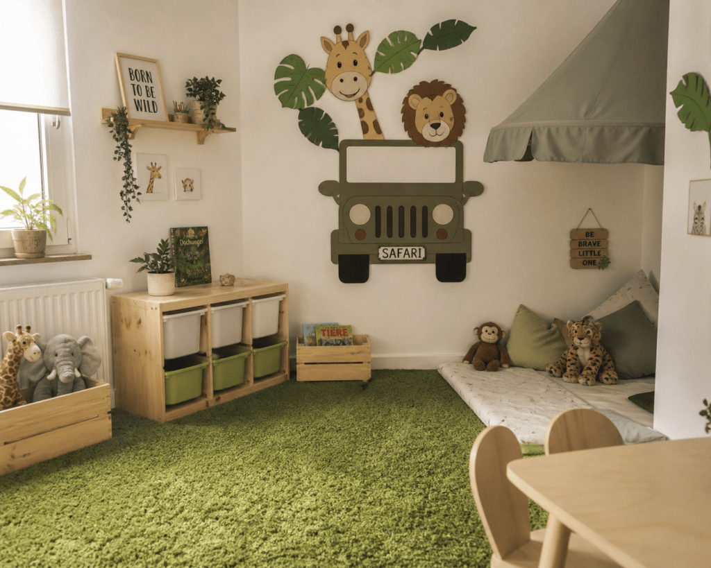 Ki-Bild: Kinderzimmer im Dschungel-Look