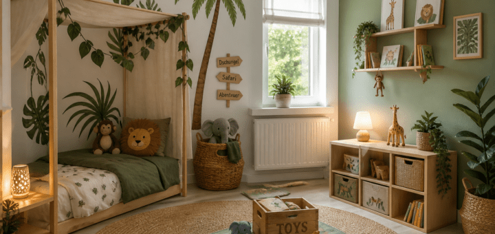 Ki-Bild: Kinderzimmer im Dschungel-Look