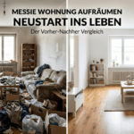 Messie Wohnung vorher/nachher