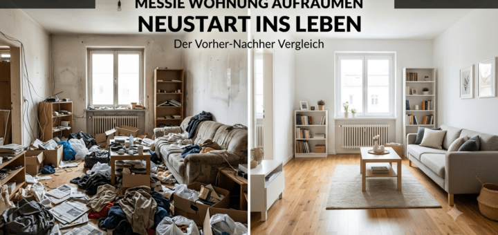 Messie Wohnung vorher/nachher