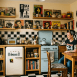 KI-Bild: Mottozimmer mit dem Thema "Ska /  Rockabilly"