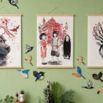 Ghibli-Poster an einer Wand